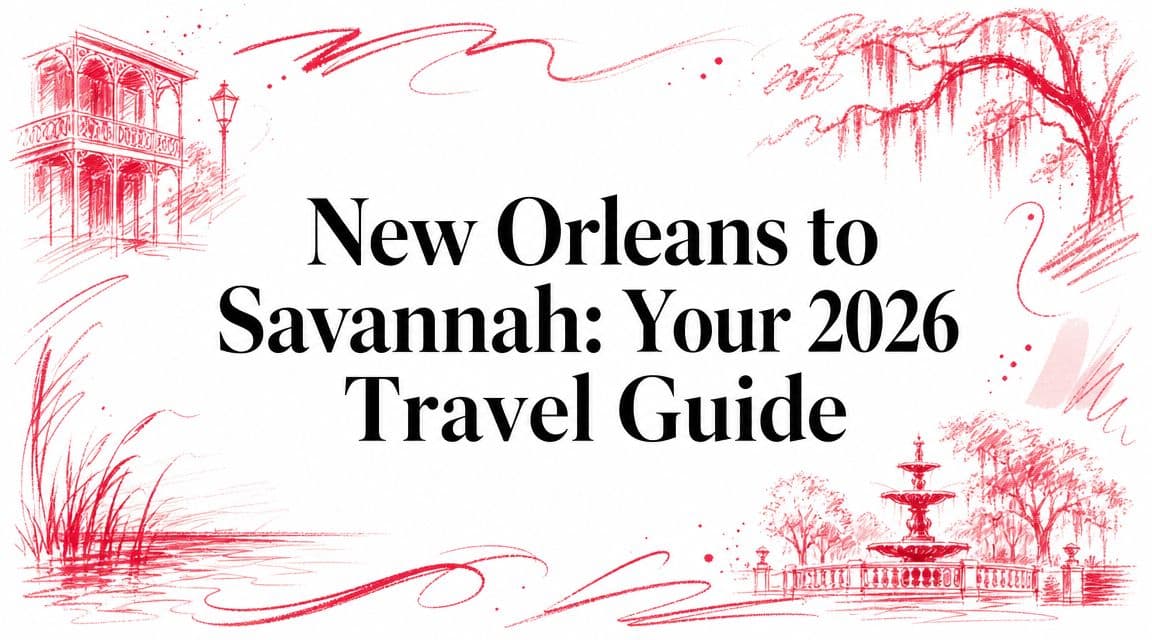 New Orleans to Savannah: Your 2026 Travel Guide
