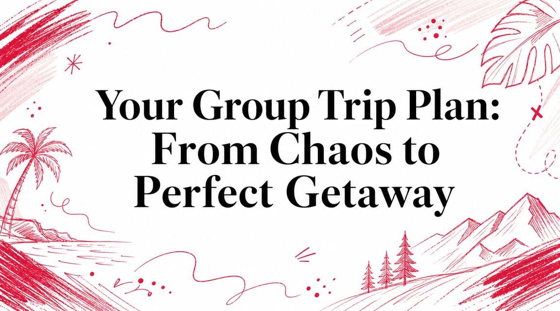 Your Group Trip Plan: From Chaos to Perfect Getaway