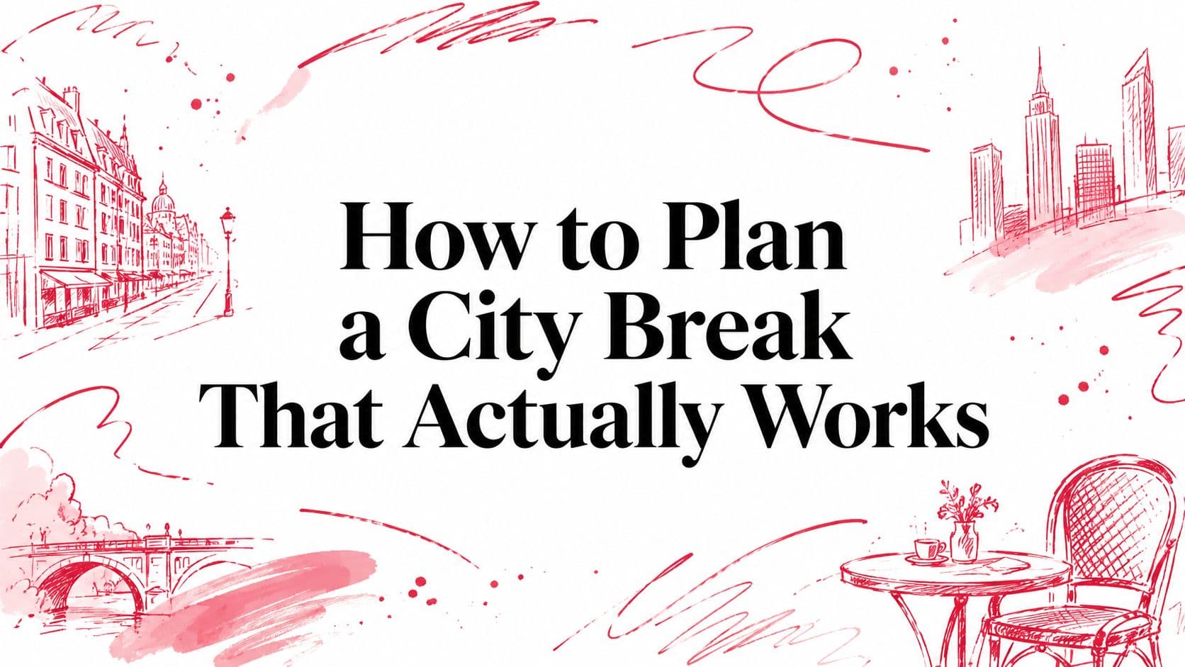 How to Plan a City Break That Actually Works