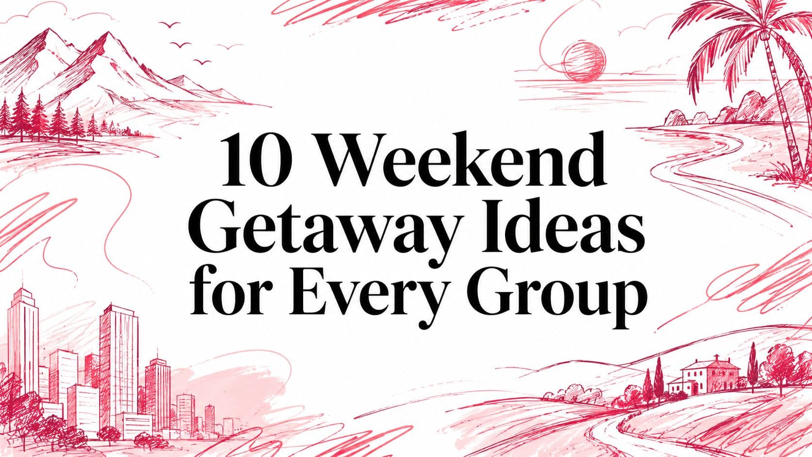 10 Weekend Getaway Ideas for Every Group