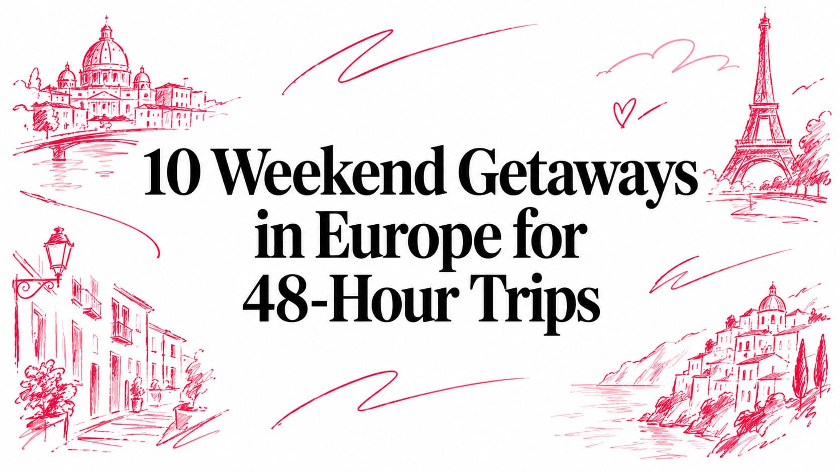 10 Weekend Getaways in Europe for 48-Hour Trips